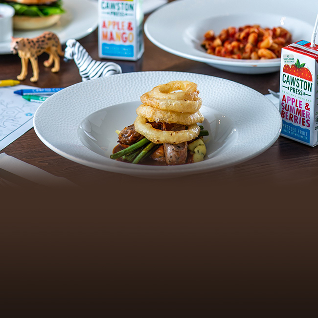 Children's menu at The Bell
