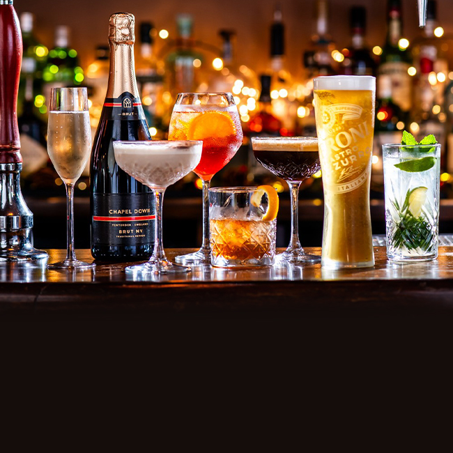 Wine & Drinks menu at The Bell