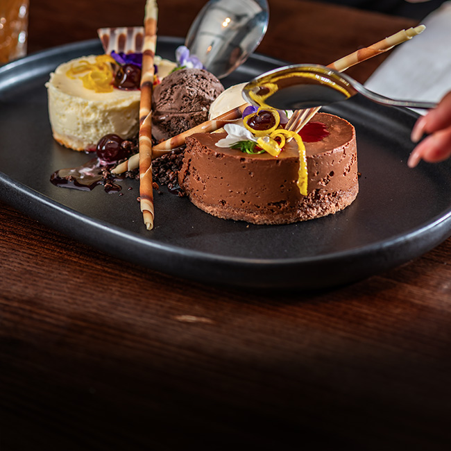 Dessert menu at The Bell