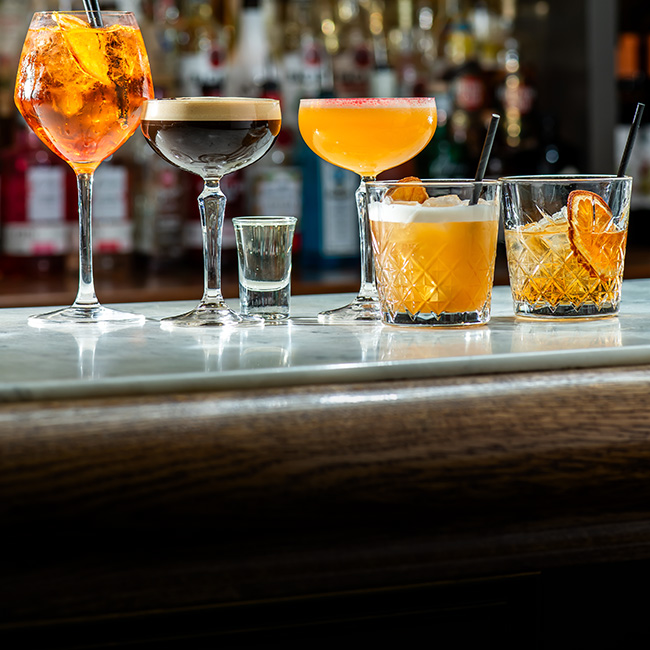 Wine & Drinks menu at The Bell